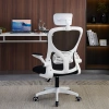 Ghế Văn Phòng Công Thái Học PTS01 Trắng-Đen - Chống Mỏi Lưng Dễ Lắp Ráp Giá 719.000₫ 4