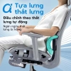 Ghế Văn Phòng Công Thái Học TECH HOME – Tựa Đầu, Xoay Chân, Ngả Lưng Thư Giãn, Gác Chân, 1.459.000₫ 6