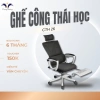 Ghế Văn Phòng CTH-26 Công Thái Học - Tựa Đầu, Gác Chân, Ngả Lưng 130 độ Giá 1.21 Triệu