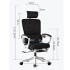 Ghế Văn Phòng CTH-26 Công Thái Học - Tựa Đầu, Gác Chân, Ngả Lưng 130 độ Giá 1.21 Triệu 5