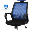 Ghế văn phòng Deli Roma QUI PHÚC - chắc chắn, tiện lợi, nâng hạ thoải mái, xoay 360 độ linh hoạt 7