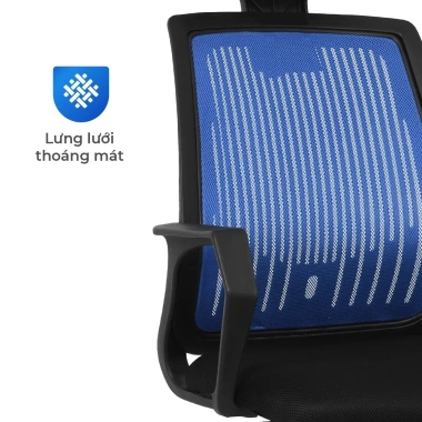 Ghế văn phòng Deli Roma QUI PHÚC - nâng hạ thoải mái, xoay 360 độ, chắc chắn, tiện lợi, giảm 20% 5 Ghế văn phòng Deli Roma QUI PHÚC - nâng hạ thoải mái, xoay 360 độ, chắc chắn, tiện lợi, giảm 20% 5
