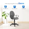 Ghế văn phòng Dona QUI PHÚC lưng liền, gác tay, xoay 360 độ, công thái học, dễ lắp đặt - Giá chỉ 759.320 VND 3