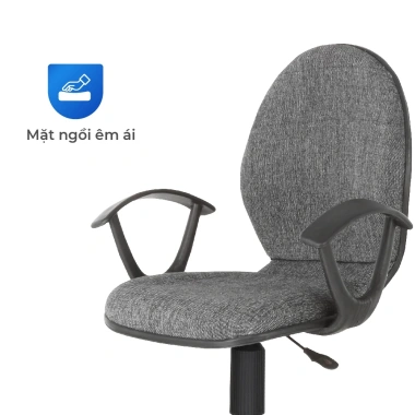 Ghế văn phòng Dona QUI PHÚC lưng liền, gác tay, xoay 360 độ, công thái học, dễ lắp đặt - Giá chỉ 759.320 VND 6 Ghế văn phòng Dona QUI PHÚC lưng liền, gác tay, xoay 360 độ, công thái học, dễ lắp đặt - Giá chỉ 759.320 VND 6