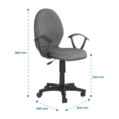 Ghế văn phòng Dona QUI PHÚC lưng liền, gác tay, xoay 360 độ, công thái học, dễ lắp đặt - Giá chỉ 759.320 VND 7 Ghế văn phòng Dona QUI PHÚC lưng liền, gác tay, xoay 360 độ, công thái học, dễ lắp đặt - Giá chỉ 759.320 VND 7