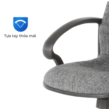 Ghế văn phòng Dona QUI PHÚC lưng trung, xoay 306 độ, nệm êm ái, chắc chắn - Giá chỉ 1.002.040đ 4 Ghế văn phòng Dona QUI PHÚC lưng trung, xoay 306 độ, nệm êm ái, chắc chắn - Giá chỉ 1.002.040đ 4