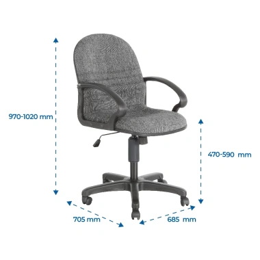 Ghế văn phòng Dona QUI PHÚC lưng trung, xoay 306 độ, nệm êm ái, chắc chắn - Giá chỉ 1.002.040đ 7 Ghế văn phòng Dona QUI PHÚC lưng trung, xoay 306 độ, nệm êm ái, chắc chắn - Giá chỉ 1.002.040đ 7