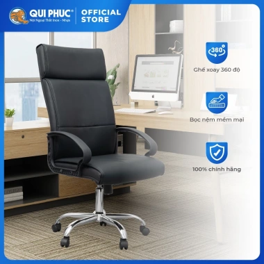 Ghế văn phòng Felix Qui Phúc - Chân xoay 360°, tựa lưng êm ái - 1.640.820₫ Ghế văn phòng Felix Qui Phúc - Chân xoay 360°, tựa lưng êm ái - 1.640.820₫