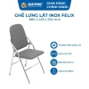 Ghế Văn Phòng Felix QUI PHÚC Gấp Gọn, Nệm Ngồi Tựa Lưng Thoải Mái, Khung Inox - 487.900 VND 9