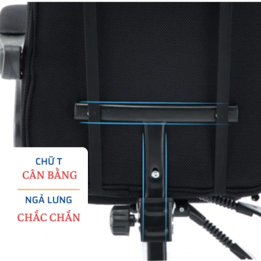 Ghế văn phòng FUJIKO 8.600 - Ngả lưng 3 chế độ, gác chân, gối lưng - 999.000đ