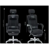 Ghế văn phòng & gaming xoay 360, gối lưng, gối đầu, gác chân êm ái, thoải mái 989.000đ 2