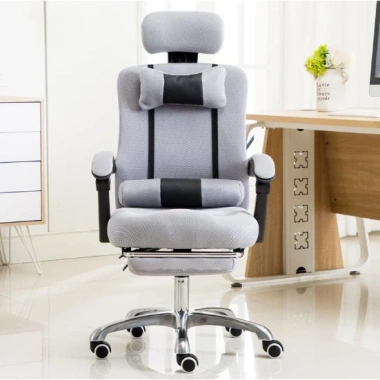 Ghế văn phòng & gaming xoay 360, gối lưng, gối đầu, gác chân êm ái, thoải mái 989.000đ