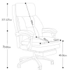 Ghế Văn Phòng Giám Đốc Ngả Lưng Tựa Chân Gaming - Bảo Hành 12 Tháng, Giá 2.719.000đ 2