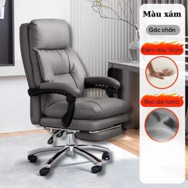 Ghế Văn Phòng Giám Đốc Ngả Lưng Tựa Chân Gaming - Bảo Hành 12 Tháng, Giá 2.719.000đ 9 Ghế Văn Phòng Giám Đốc Ngả Lưng Tựa Chân Gaming - Bảo Hành 12 Tháng, Giá 2.719.000đ 9