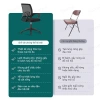 Ghế văn phòng Thái học bành mềm mại, thoáng khí, ổn định, chống trượt 389.000đ 3