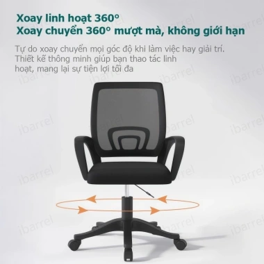 Ghế văn phòng Thái học bành mềm mại, thoáng khí, ổn định, chống trượt 389.000đ