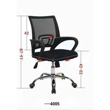 Ghế Văn Phòng Xoay 360 Lưng Lưới Nhựa Bền Cơ Học – Bánh Xe Di Chuyển, 481.900₫