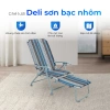 Ghế xếp gọn Deli QUI PHÚC lưng lưới thoáng khí, gác chân, đa năng, giảm 20% 3