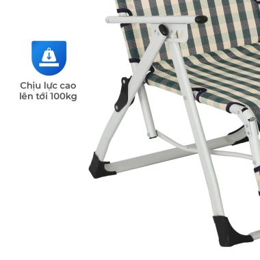 Ghế xếp thư giãn Deli Toto QUI PHÚC – Gấp gọn đa năng, vải lưới cao cấp thoáng khí, giá ưu đãi 571.540₫ 6 Ghế xếp thư giãn Deli Toto QUI PHÚC – Gấp gọn đa năng, vải lưới cao cấp thoáng khí, giá ưu đãi 571.540₫ 6