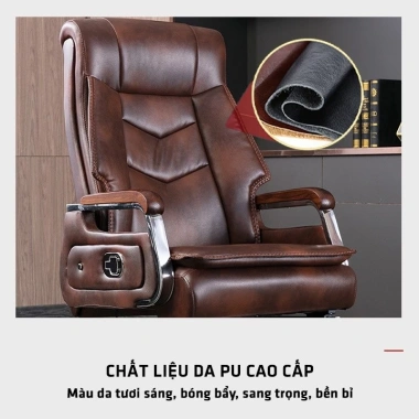 Ghế Xoay Giám Đốc Nhập Khẩu M141 - Đệm dày, ôm người, gác chân, chỉ 4,415,000 VND 8 Ghế Xoay Giám Đốc Nhập Khẩu M141 - Đệm dày, ôm người, gác chân, chỉ 4,415,000 VND 8