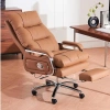 Ghế xoay massage 7 điểm bọc da bò cao cấp, đệm ngồi 2 lớp êm ái, bảo hành 2 năm 2