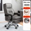 Ghế xoay massage 7 điểm bọc da bò cao cấp, đệm ngồi 2 lớp êm ái, bảo hành 2 năm 9