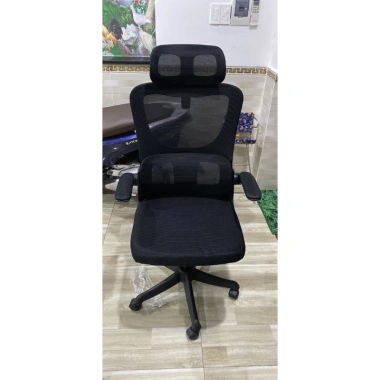 Ghế Xoay MK418 công thái học - 2 lưng ôm cột sống, tựa đầu điều chỉnh, giảm 20%