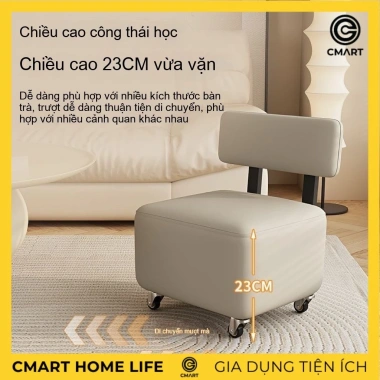 Ghế Xoay Sofa Bánh Xe Đa Năng CMGL08 - Thiết Kế Thấp, Phù Hợp Trẻ Em, Giá 245.000₫ 6