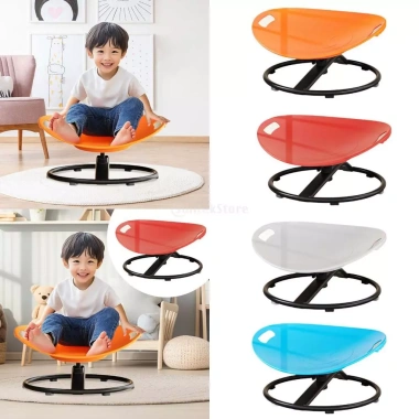 Ghế Xoay Trẻ Em Vui Nhộn - Chống Trượt, Cải Thiện Tập Trung, Phòng Khách Bé Gái 583k 9