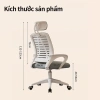 Ghế xoay văn phòng 360 độ cao cấp, gối nệm mềm, lưng lưới thoáng, giảm giá 22% chỉ 379k 9