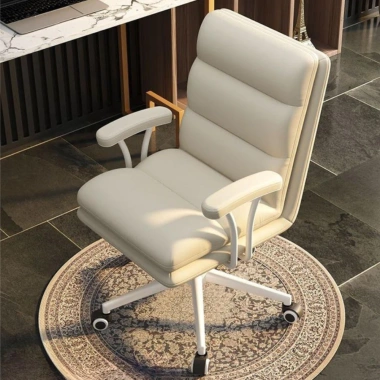 Ghế xoay văn phòng cao cấp da PU dày dặn, tựa lưng decor mẫu mới, giá 1.89 triệu