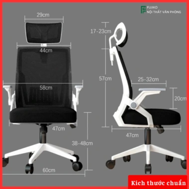 Ghế Xoay Văn Phòng Công Thái Học 401 - Giảm Mỏi Lưng, Giá Ưu Đãi 780.000₫