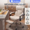 Ghế Xoay Văn Phòng Công Thái Học, Gác Chân, Tựa Đầu Nâng Hạ, Ngả Lưng 130 độ, Xoay 360 - 1.539.000₫ 2