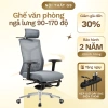 Ghế xoay văn phòng công thái học GVP06 lưng lưới, tựa đầu, ngả lưng 170°, bảo vệ cột sống, giá 2.489.000đ