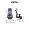 Ghế xoay văn phòng công thái học GVP06 lưng lưới, tựa đầu, ngả lưng 170°, bảo vệ cột sống, giá 2.489.000đ 7