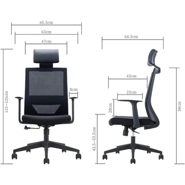 Ghế xoay văn phòng công thái học, lưng chữ S bảo vệ cột sống 1.699.000 đồng 2