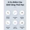 Ghế Xoay Văn Phòng Công Thái Học Tựa Lưng Lưới Giảm Đau Mỏi Thoải Mái Học Tập và Làm Việc 4