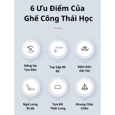 Ghế Xoay Văn Phòng Công Thái Học Tựa Lưng Lưới Giảm Đau Mỏi Thoải Mái Học Tập và Làm Việc 4 Ghế Xoay Văn Phòng Công Thái Học Tựa Lưng Lưới Giảm Đau Mỏi Thoải Mái Học Tập và Làm Việc 4