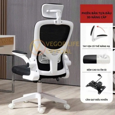 Ghế Xoay Văn Phòng Công Thái Học VEGOR LIFE CTH TS04 Bảo Vệ Cột Sống Giá 723.000đ 6