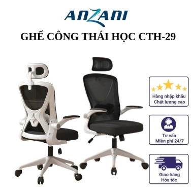 Ghế Xoay Văn Phòng CTH-29 Anzani - Công Thái Học Siêu Tiện Ích, Giá 950k 9