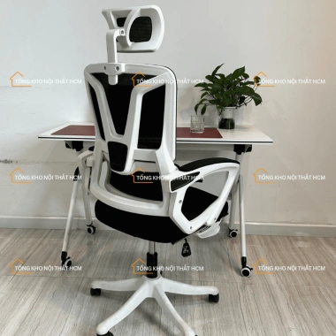 Ghế Xoay Văn Phòng CTH26 Công Thái Học Ngả Lưng Gật Gù, Tựa Đầu, Thiết Kế Hiện Đại Trẻ Trung - Giá 1,230,000₫