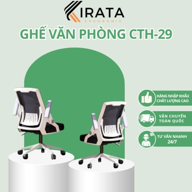 Ghế Xoay Văn Phòng Đa Năng CTH-29 Kirata Tiện Ích Thoải Mái Giá 1.090.000 VND 3