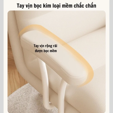Ghế xoay văn phòng Da PU nhập khẩu, tựa lưng cao cấp, thiết kế hiện đại - 1.89 triệu