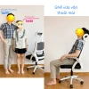 Ghế xoay văn phòng DOMIHOME - Lưng lưới thoáng mát, tựa đầu, điều chỉnh độ cao, tay gập thông minh - 629.000₫ 7