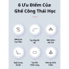 Ghế Xoay Văn Phòng ECOGRAY Công Thái Học Ngả Lưng Lưới - Chống Đau Mỏi Lưng, Học Tập Làm Việc, Giá Ưu Đãi 722.000₫ 5