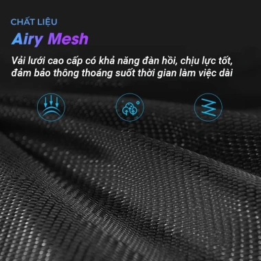 Ghế Xoay Văn Phòng Govi V02A - Bảo Hành 24 Tháng, Tay Gấp Gọn, Ben Hơi 150kg, 1.670.000₫ 4
