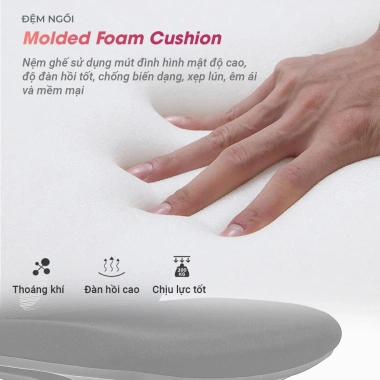 Ghế Xoay Văn Phòng Govi V02A - Bảo Hành 24 Tháng, Tay Gấp Gọn, Ben Hơi 150kg, 1.670.000₫ 8