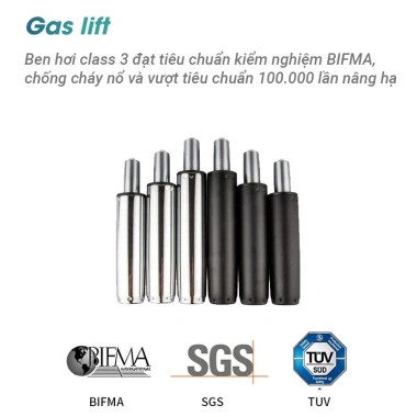 Ghế Xoay Văn Phòng Govi V02A - Bảo Hành 24 Tháng, Tay Gấp Gọn, Ben Hơi 150kg, 1.670.000₫ 9