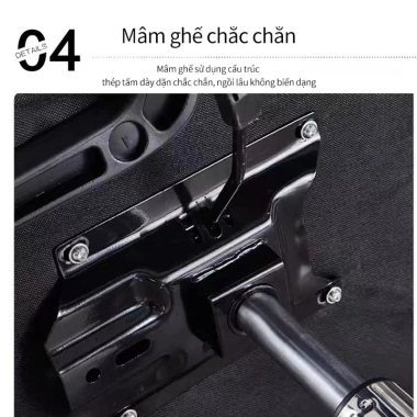 Ghế xoay văn phòng lưng lưới tròn 360 độ cao cấp, mặt ghế đàn hồi thoáng khí - Giá chỉ 359.000đ 4