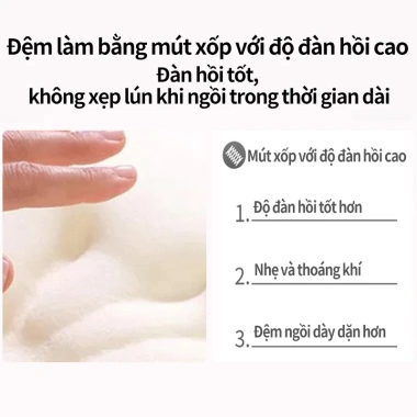 Ghế xoay văn phòng lưng lưới tròn 360 độ cao cấp, mặt ghế đàn hồi thoáng khí - Giá chỉ 359.000đ 5